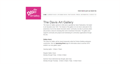 Desktop Screenshot of davisartgallery.com